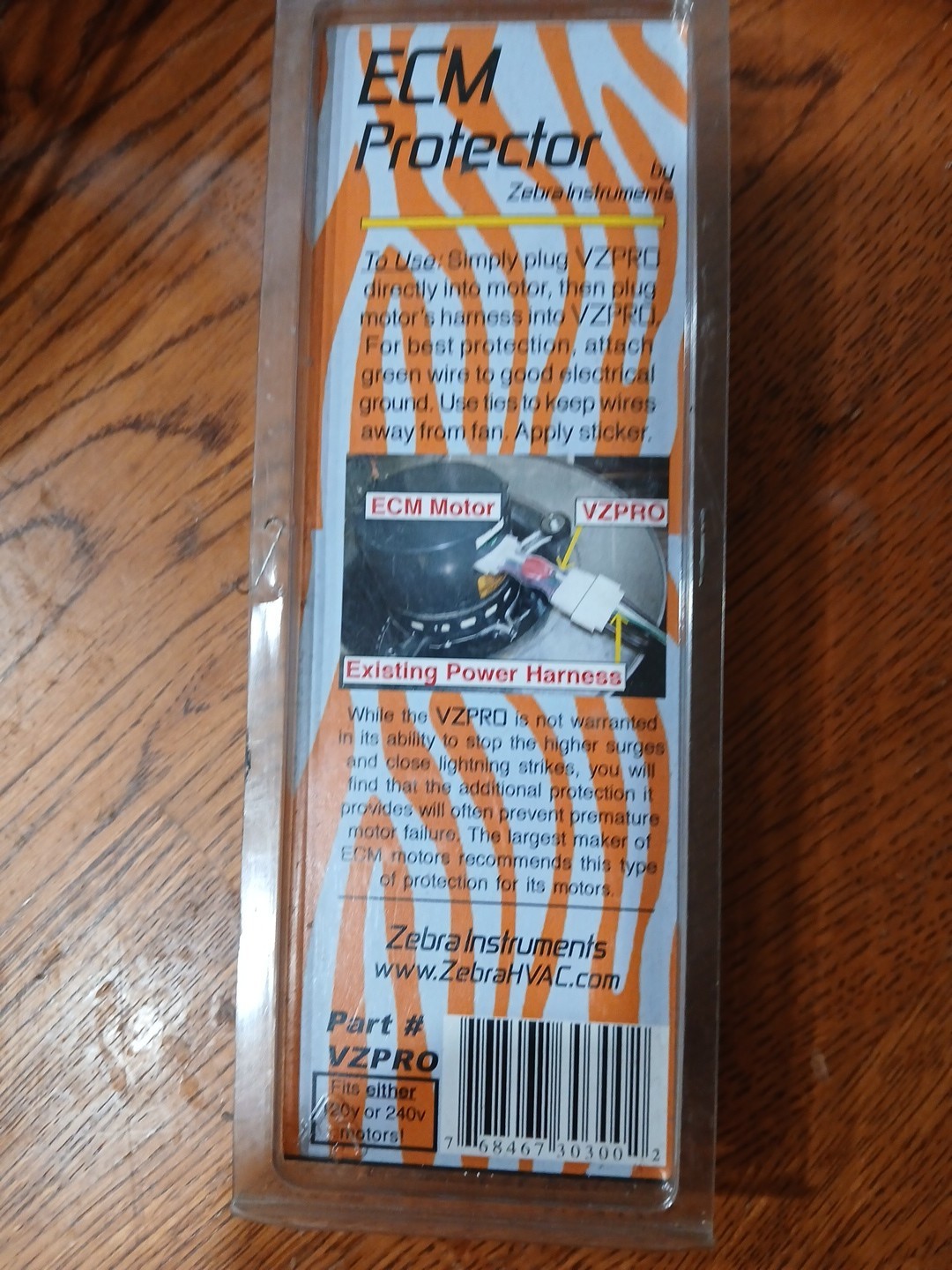 Zebra Instruments VZPRO ECM Motor Protector