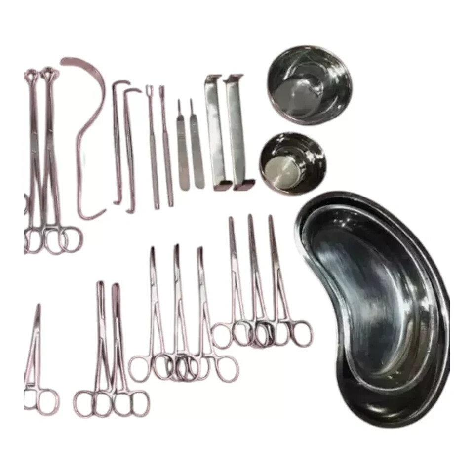 Surgical Instruments Set of 50Pcs General Surgery Basic Laparotomy.