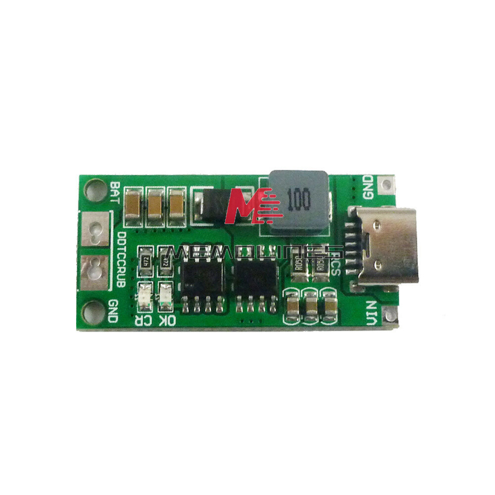 DC3-6V to 8.4/12.6/16.8V 1-4A Boost 18650 Li-ion Battery Charger 2S 3S 4S USB-C