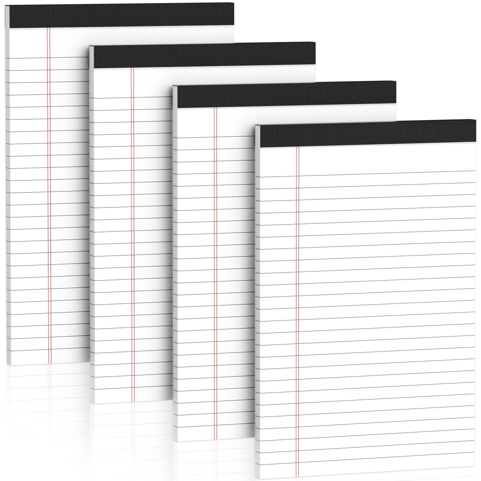 5″ x 8″ Note Pads 4 Pack of Legal Pads 21lb Notepad College Ruled Legal Pad 3…