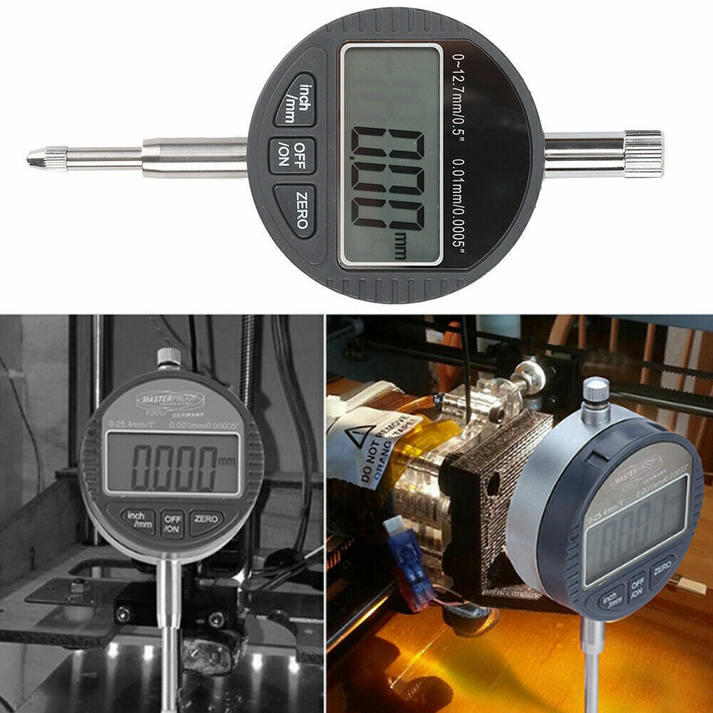 LCD Digital Dial Test Indicator DTI Gauge Range 0-12.7 mm Measuring Range Probe