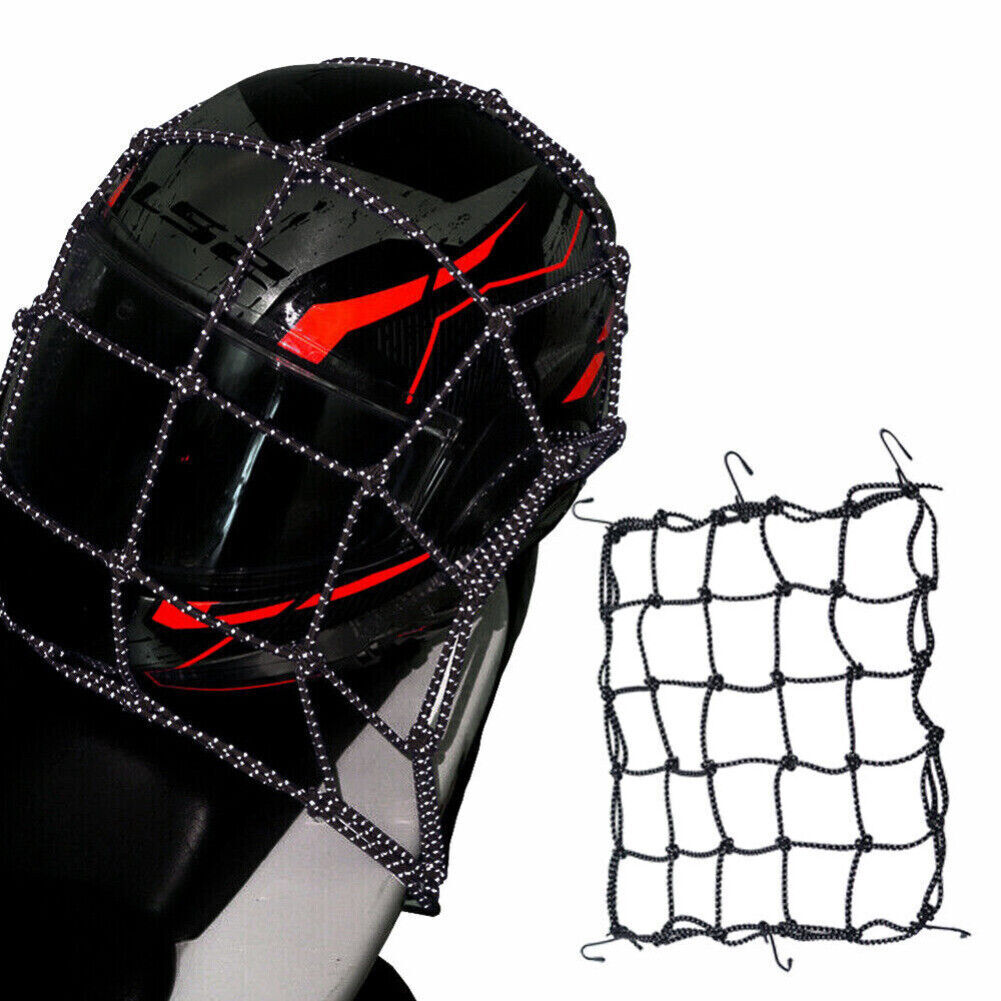 15″x15″ Heavy Duty Bungee Cargo Net Luggage Tie-Down Net for Motorcycle Bike ATV