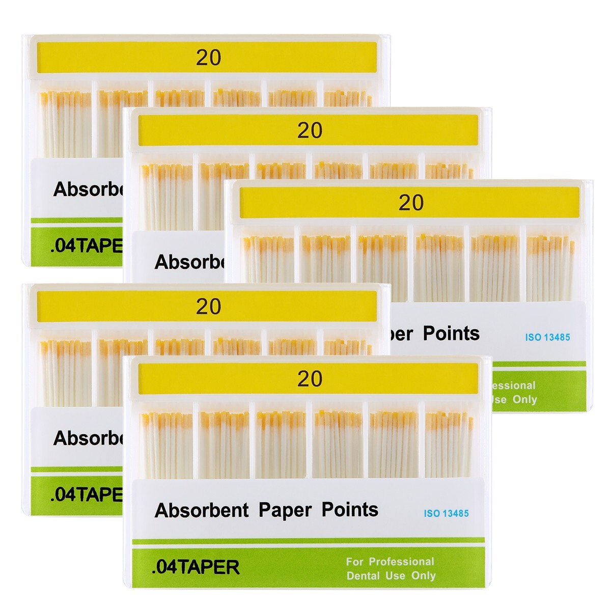 10X AZDENT Dental Root Endodontics Absorbent Paper Points Taper 0.04 20#