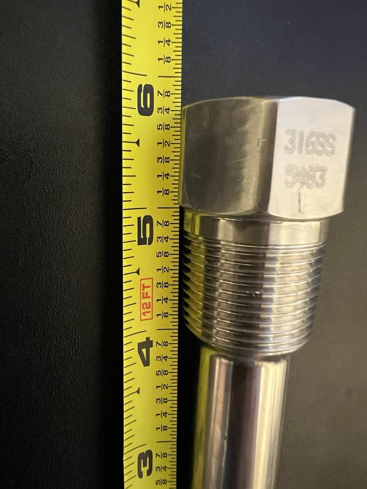 316SS Thermowell 5483 Code 5.75in Stainless Steel