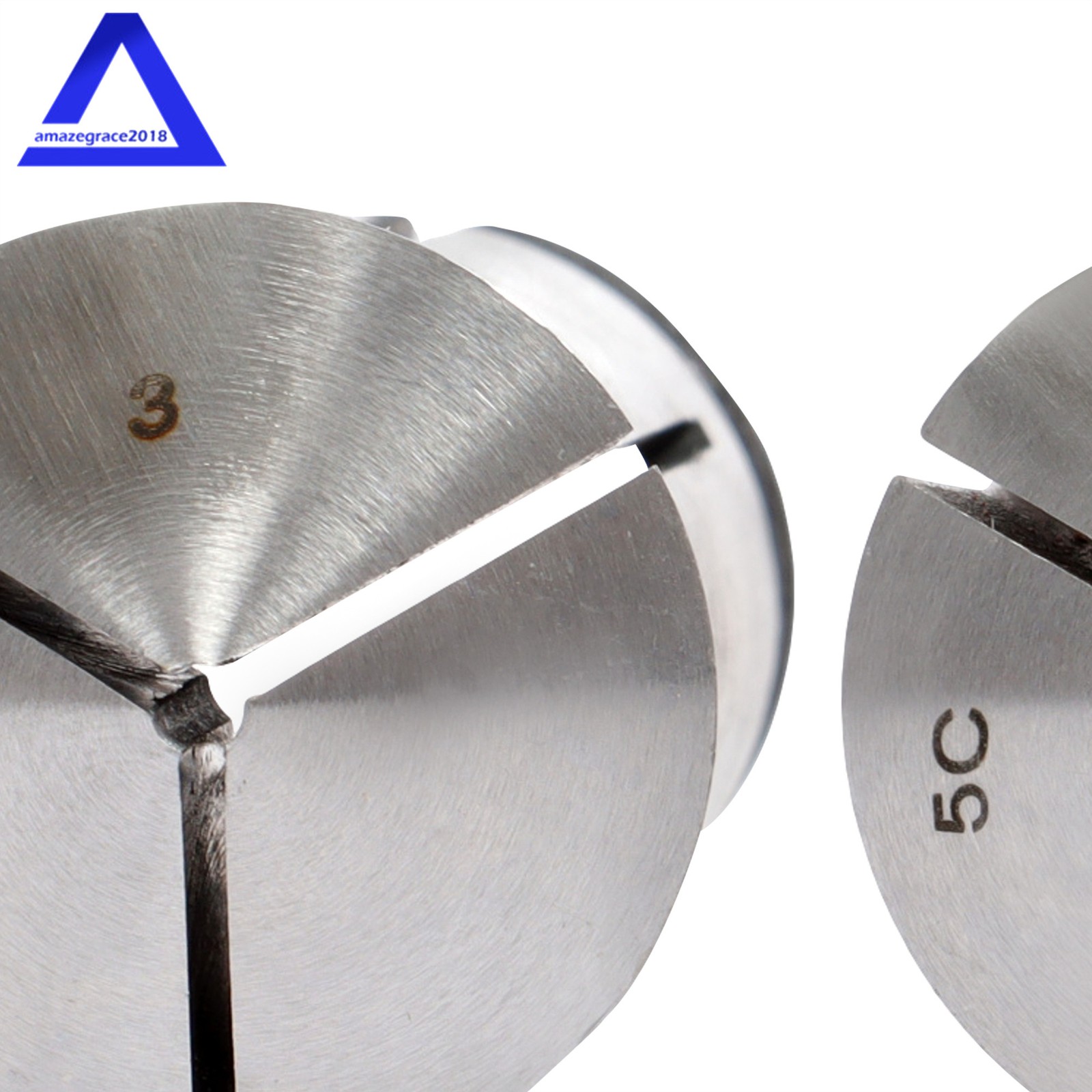 23 Pack Metric 5C Collet Set 3mm – 25mm × 1mm High Precision 0.0005″ Accuracy