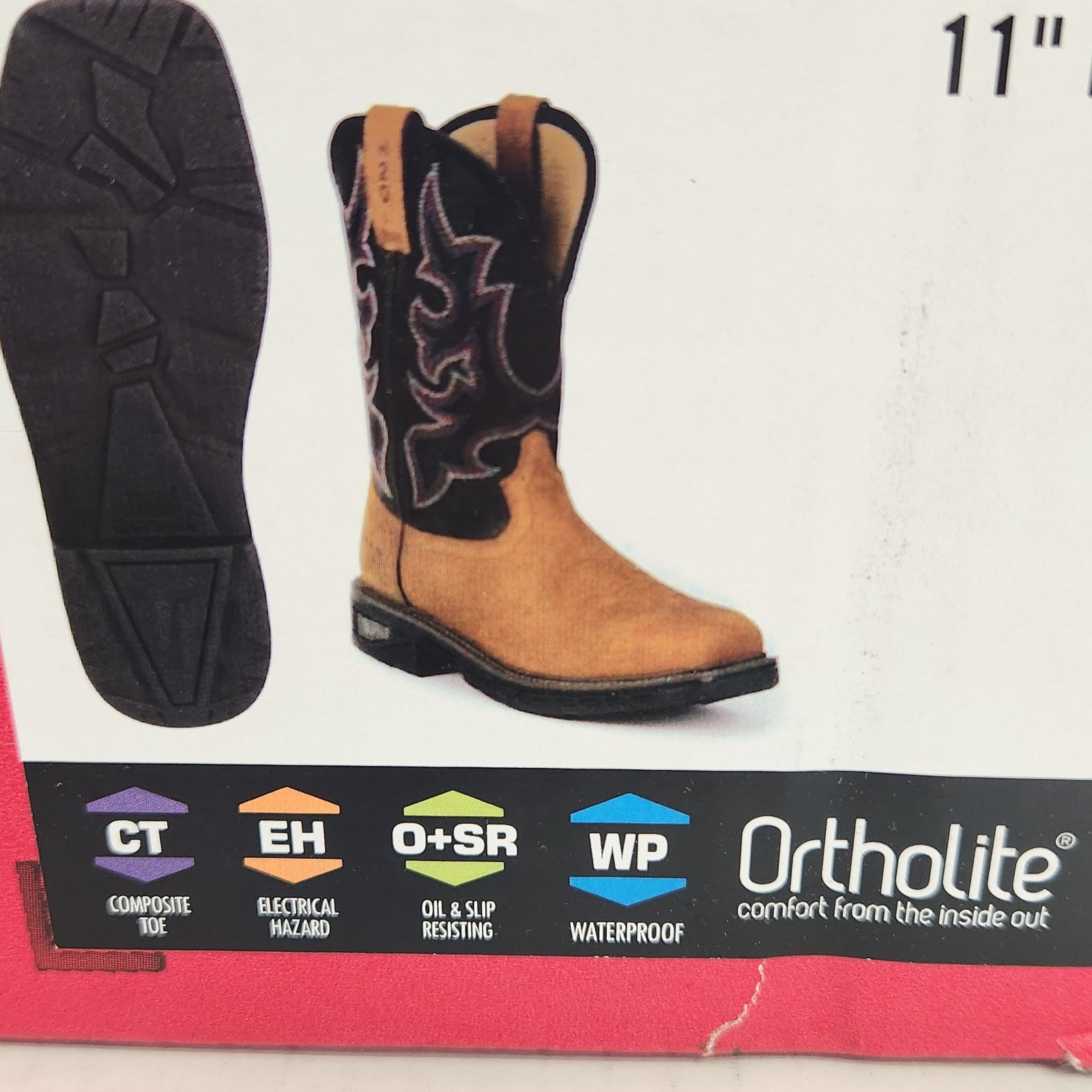 10 WIDE MEN – Justin Rigman 11″ Waterproof / COMP TOE / EH / SR – CR4018
