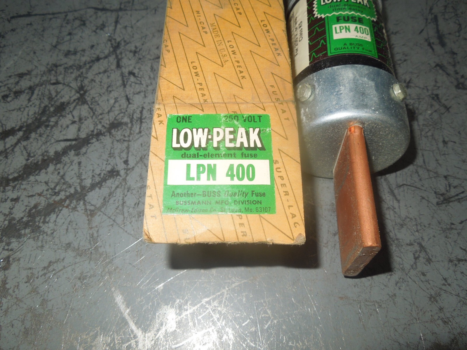 Bussmann Low-Peak LPN-400 400A 240V Fuse New Surplus