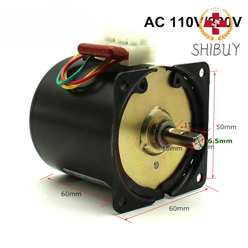 60KTYZ Permanent Magnet Synchronous Motor AC 220V 110V 14W Gear Motor