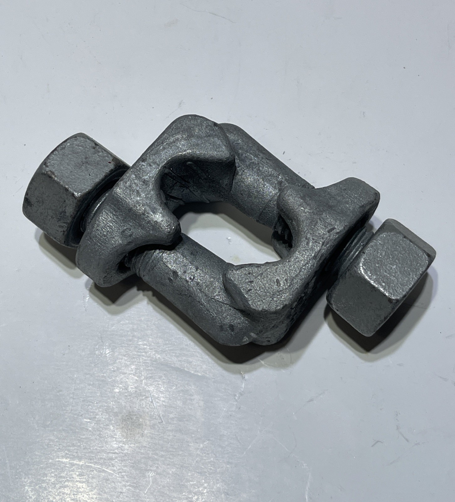 Lot of 2 Crosby Size 3/4in Galvanized Fist Grip Rope Wire Clips Assembly G-429