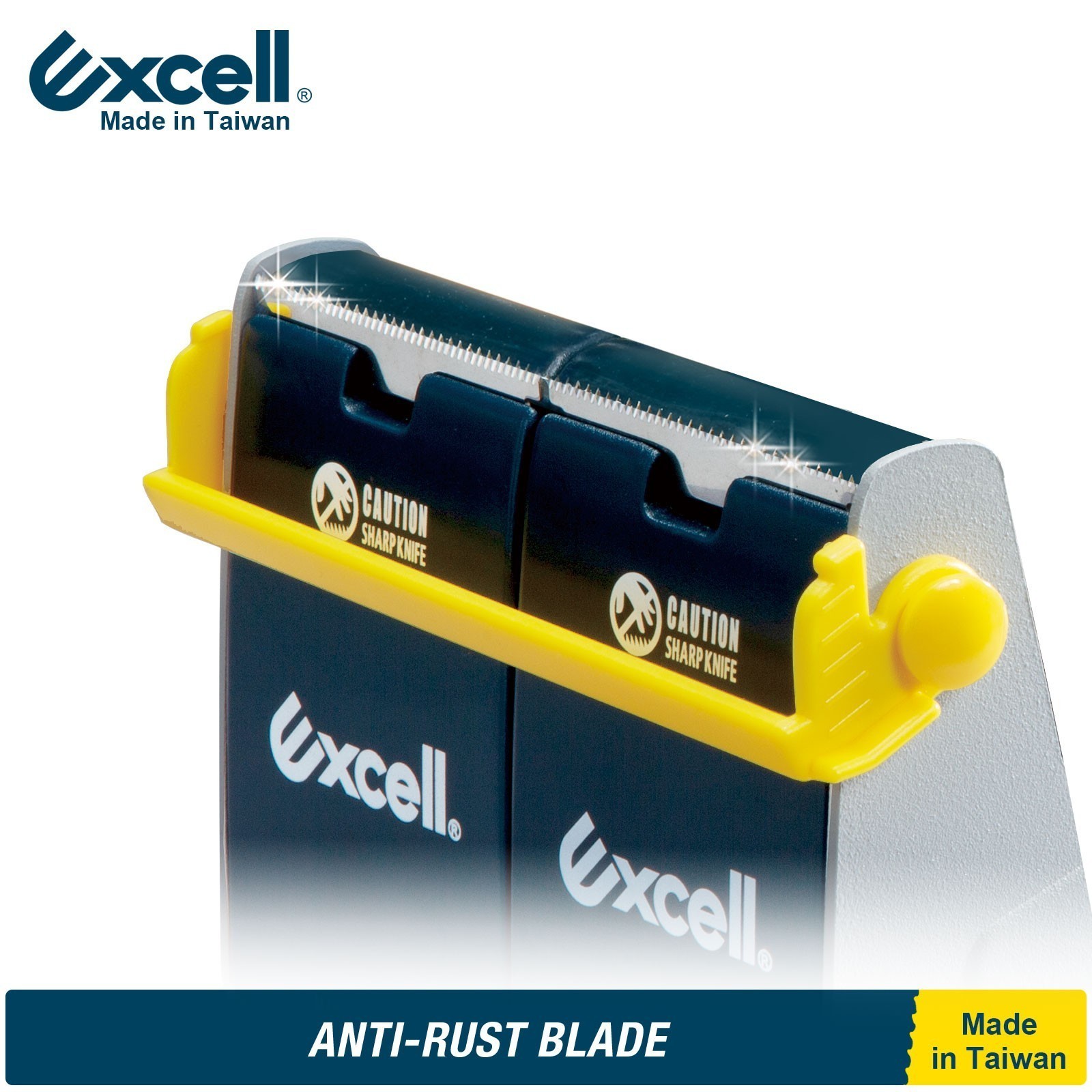 Excell Heavy Duty Multi-Roll Tape Dispenser 4″ Wide Steel Desktop Weighted Base