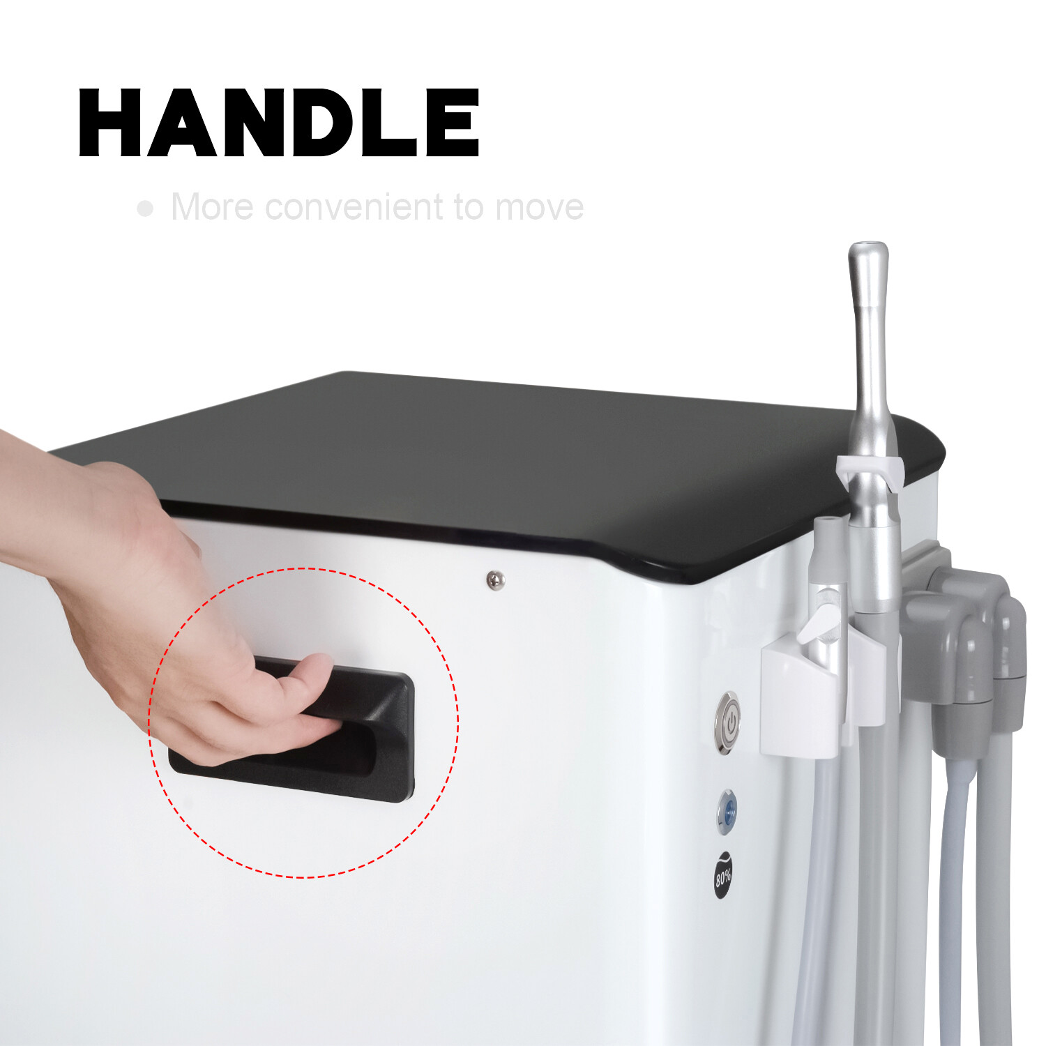 Dental Portable Saliva Suction System Negative Pressure Pump Suction GS-M300 US