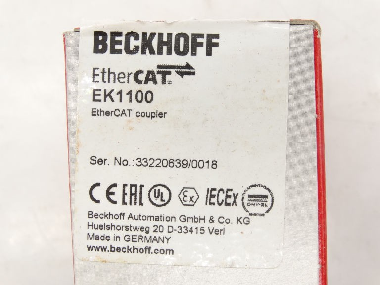 BECKHOFF EK1100 PLC MODULE NEW