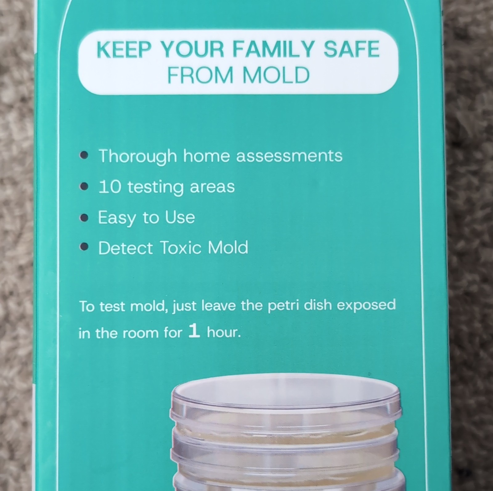 DIY Mold Test Kit 12 Individual Tests Petri Dish Home Air Quality