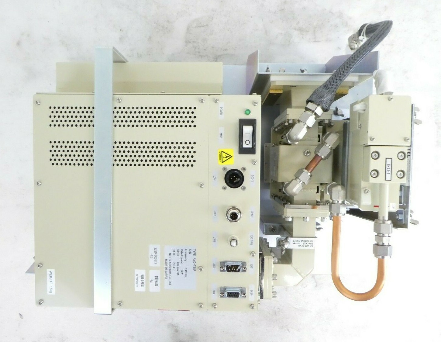 Nihon Koshuha AMC-T21P RF Assembly TEL Tokyo Electron 3Z80-000619-12 Working