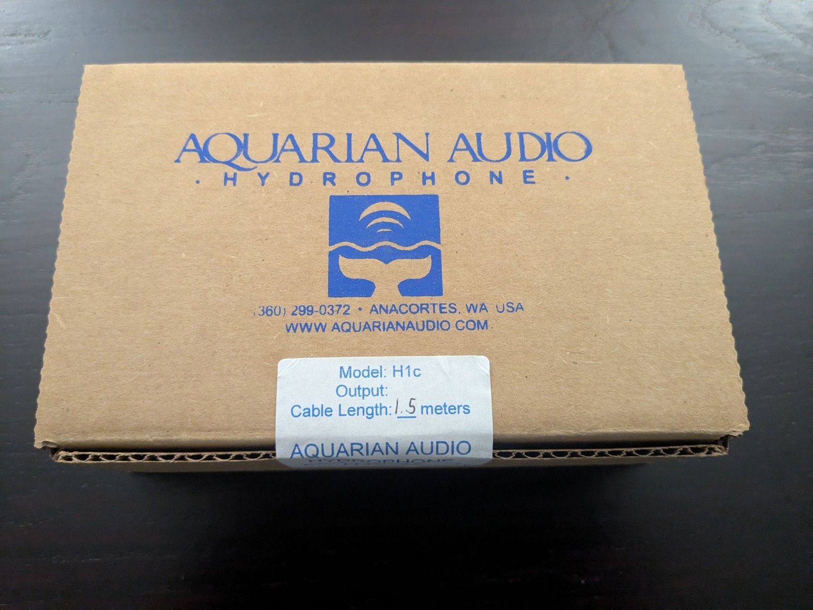 Aquarian Audio Hydrophones Model H1C with 1.5m cable