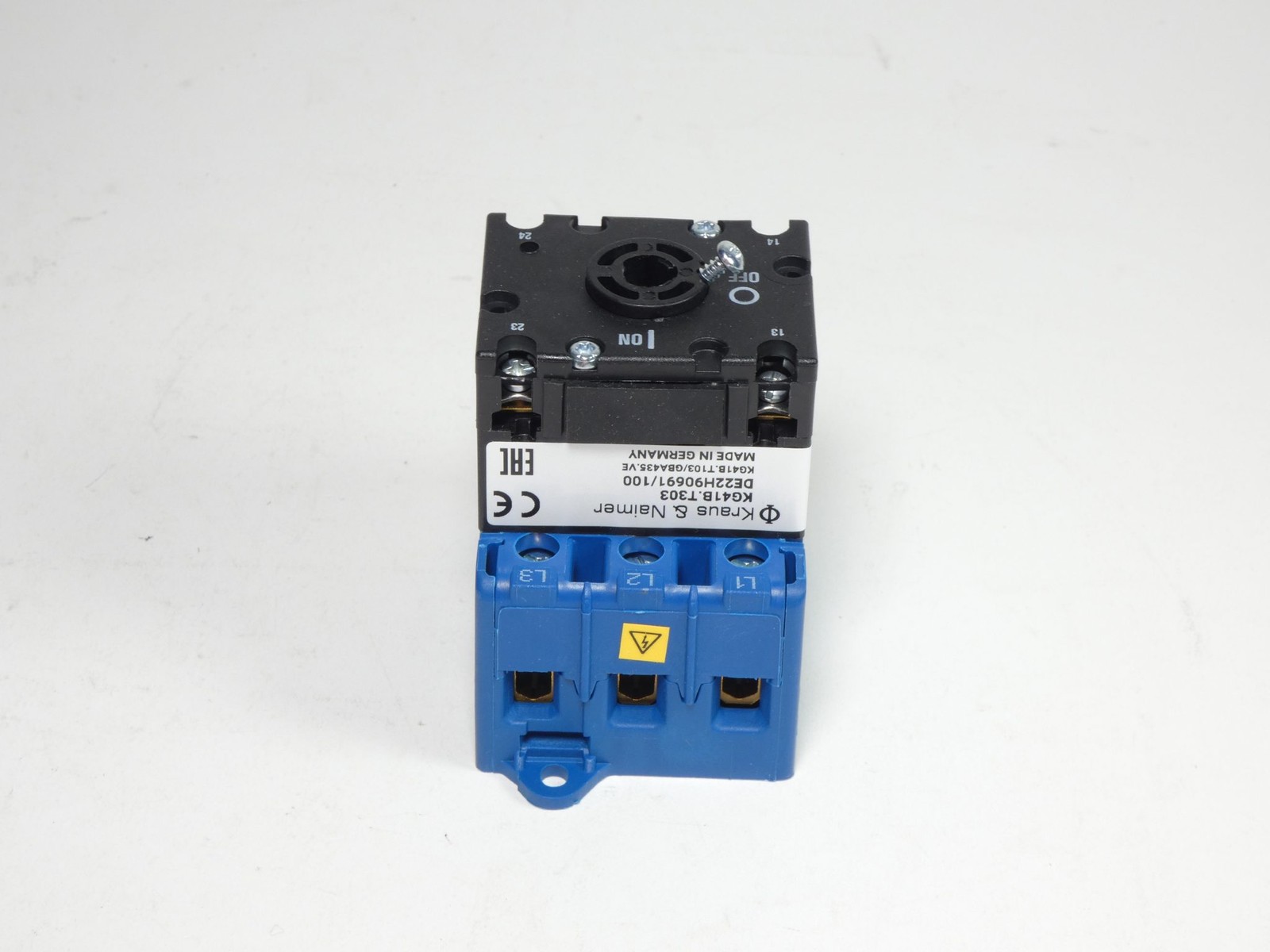 Kraus & Naimer KG41B.T103/GBA435.VE Isolator Switch w/ Handle – NEW Surplus!