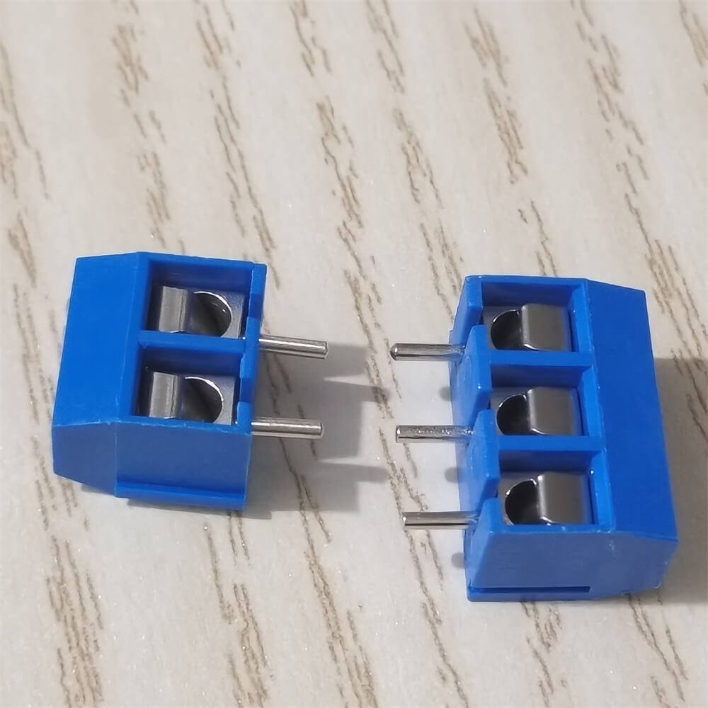 60PCS KF301-2P/3P PCB Mount Screw Terminal Block Connector 5mm Pitch 2/3Pin