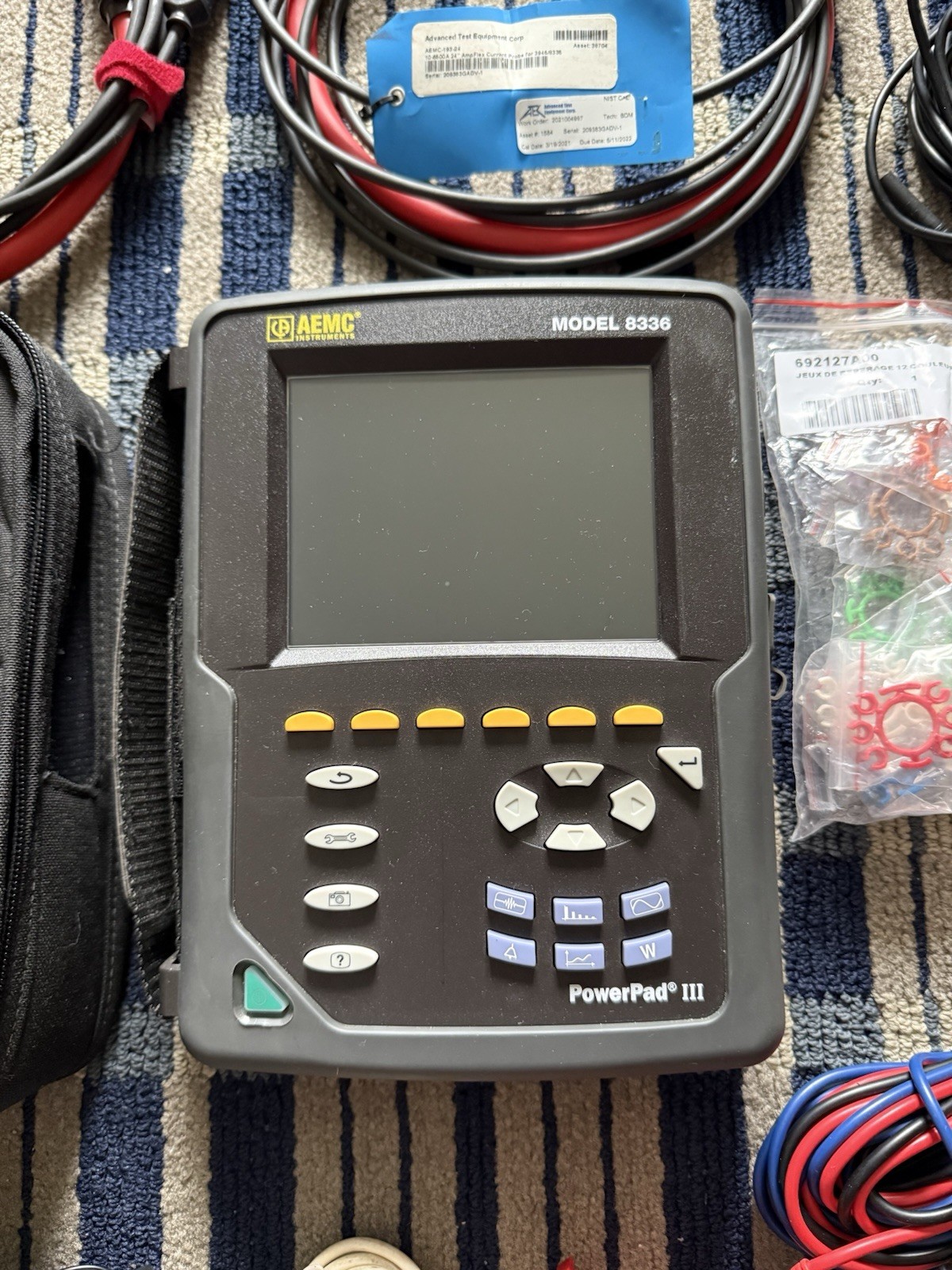 AEMC 8336 PowerPad III Three-Phase Power Quality Analyzer Similar to Fluke Model