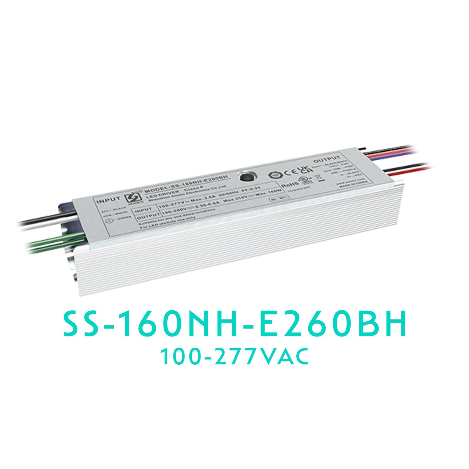 LED Driver SOSEN SS-160NH-E260BH LED Driver – 160W – Dimmable