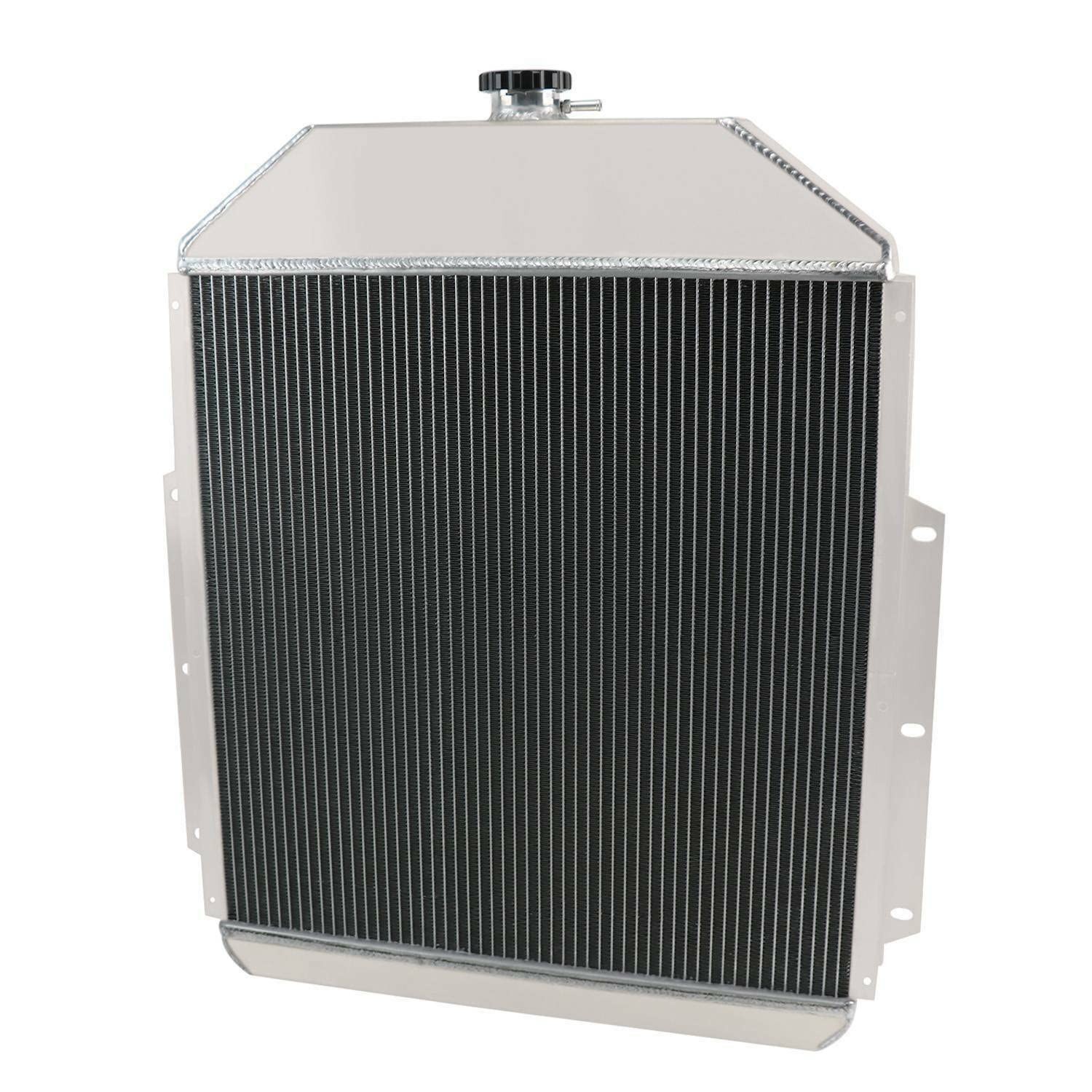 3 Row Core Aluminum Radiator for 1942-1952 Ford F1 F2 F3 F4 GM Chevy V8
