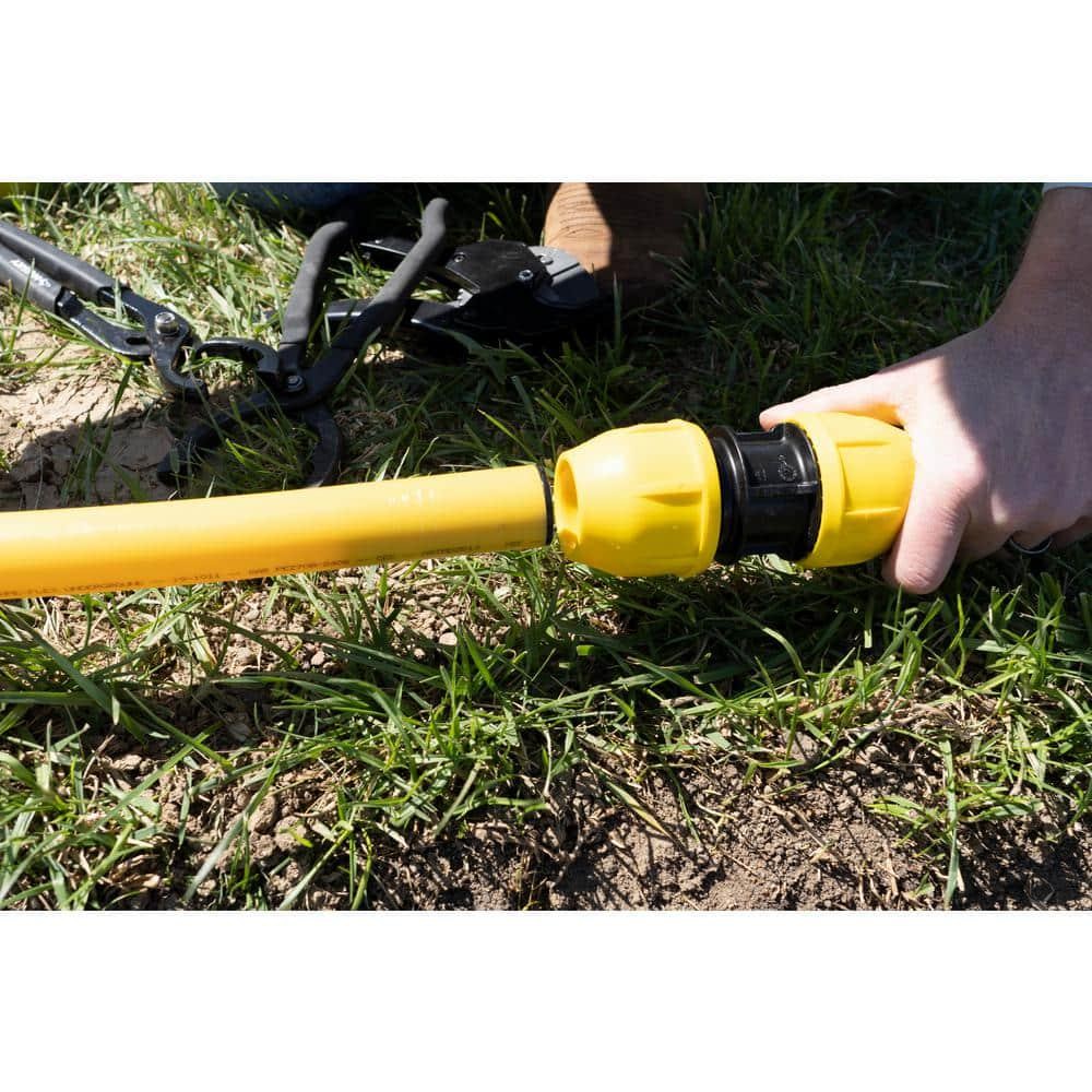 Gas Pipe Natural Gas and Propane Polyethylene Line Underground 250 ft 1/2 in