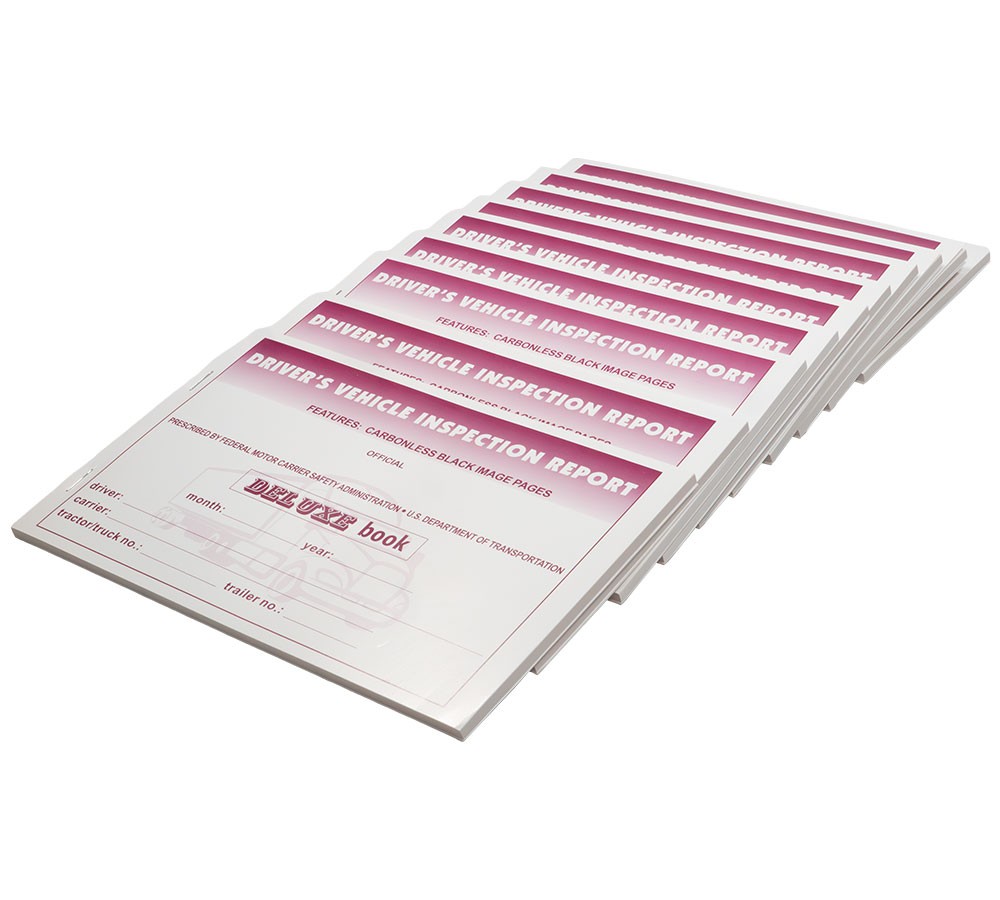 5-1/2″x8-1/2″Driver’s Vehicle Inspection Report Book for Truck Drivers 20 Pcs