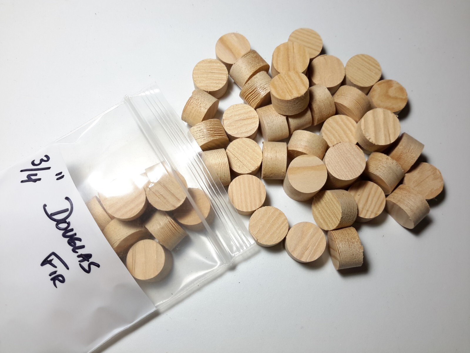 Douglas Fir Tapered Wood Plugs, 1/4, 5/16, 3/8, 1/2, 3/4″ diameters
