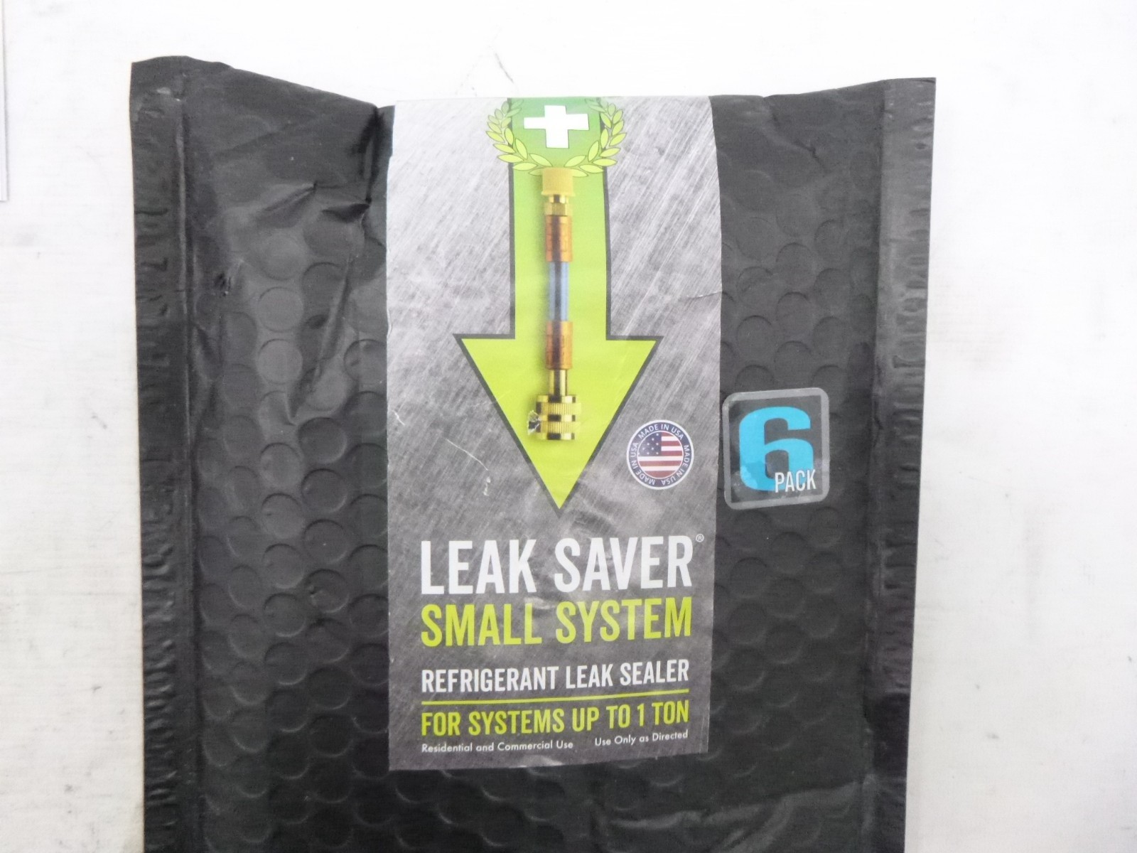 6 Pack Leak Saver Refrigerant Direct Inject Small System for Systems up to 1 Ton