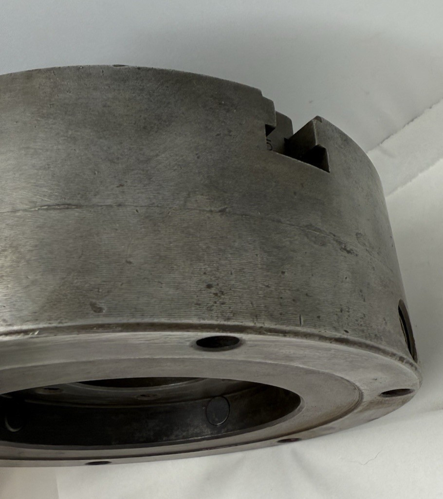 8-1/4″ BUCK 6 Jaw Lathe Chuck #4862 Made in USA – No key see details