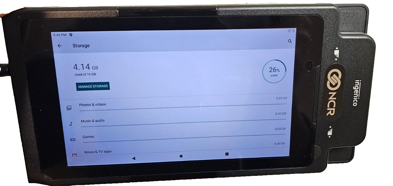 Ingenico Moby M70 Tablet, 7″ POS System, Android OS, EMV/CLESS, USB,BT,WiFi -NEW