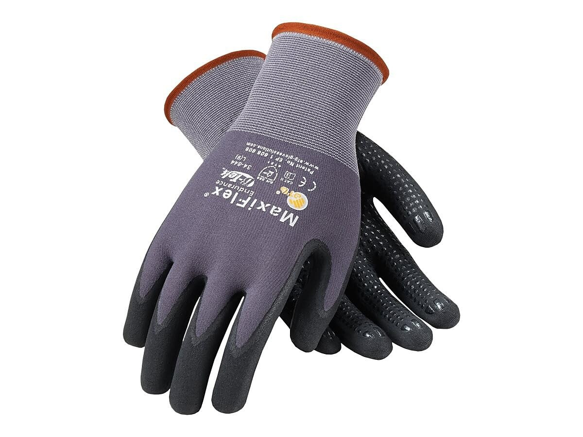 34-844/XL Maxiflex Endurance Knit Glove, X-Large, Gray (Pack of 12)