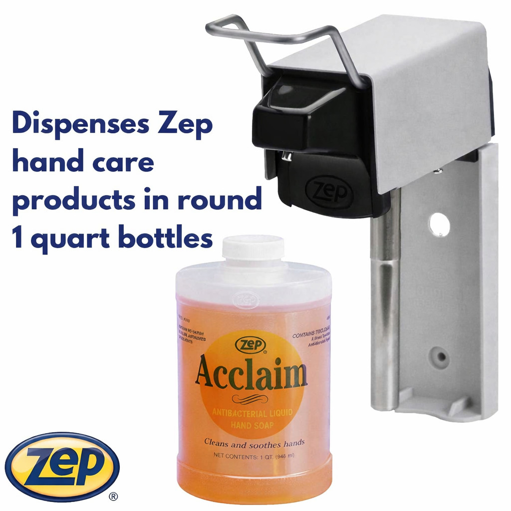 Zep D-1000 Stainless Steel Industrial Hand Soap Dispenser – (1 Unit) – 667301 –