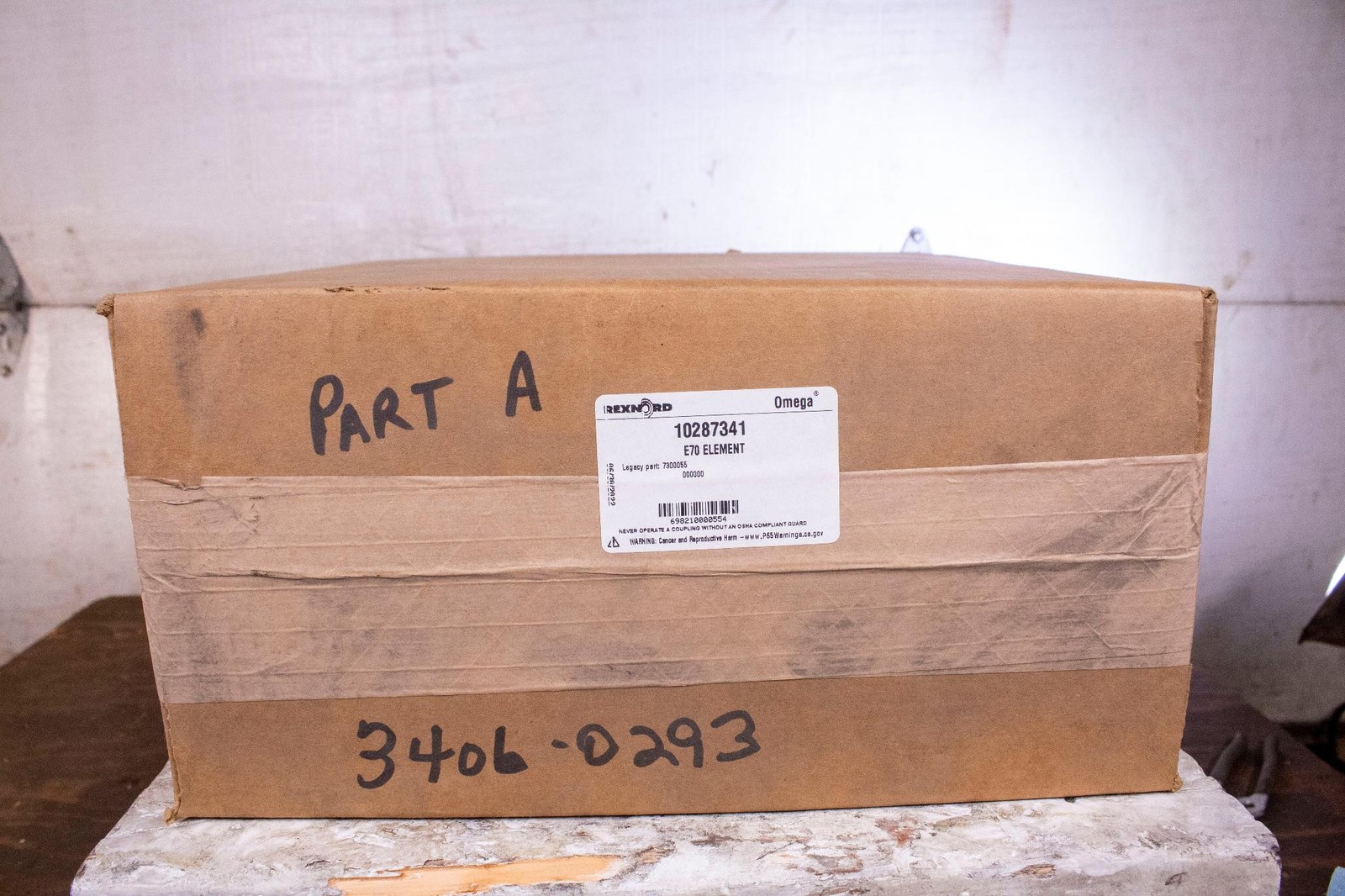 Rexnord 10287341 E70 ELEMENT Legacy part 7300055 E70 – 3.438C -2.500C
