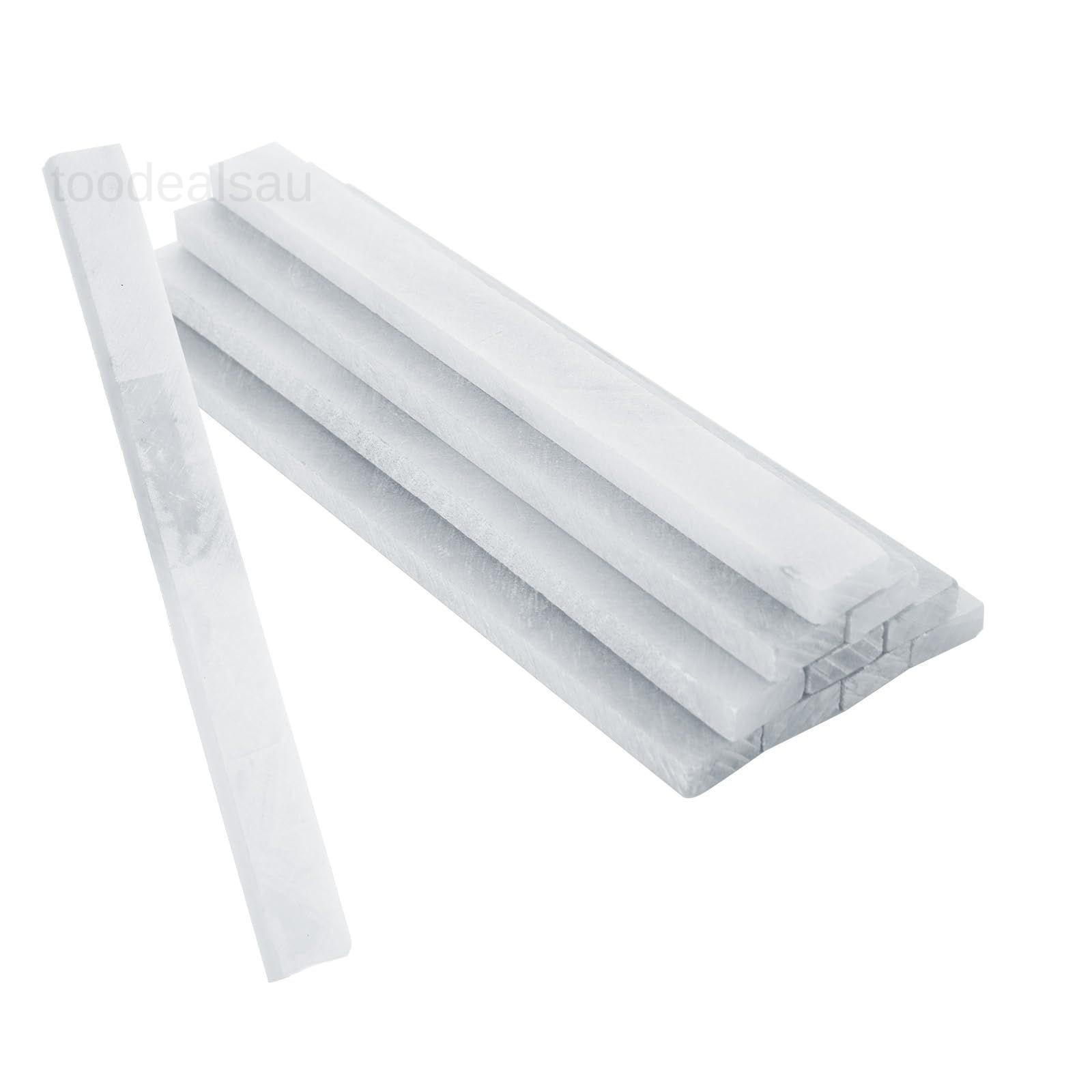 200Pcs Soapstone Pen Welding, Flat White Refills