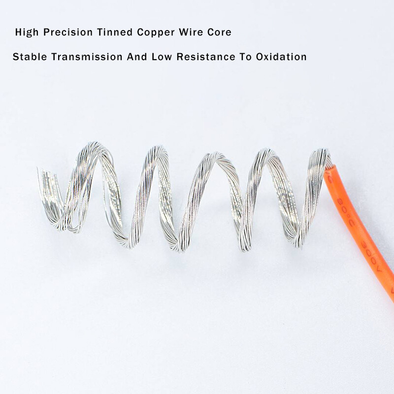 Multicoloured UL1007 Stranded Tinned Copper PVC Cable Flexible Wire 16AWG-30AWG