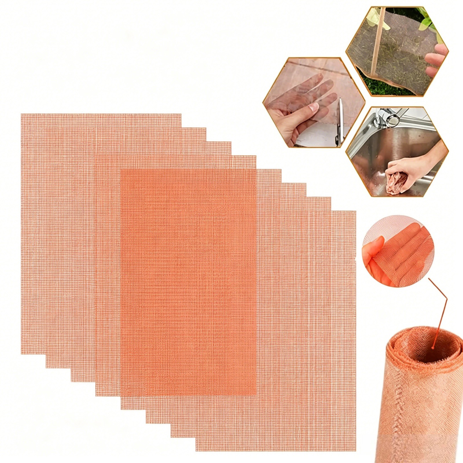 10-200 Mesh 99.9% Copper Screen Woven Mesh Screen Copper Mesh Cloth