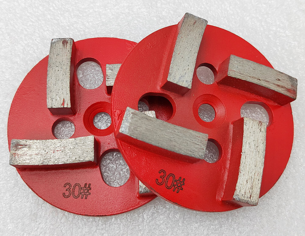 6pcs/set Diamond Grinding Head for Cement Ground Grinder Floor Polishing Sander