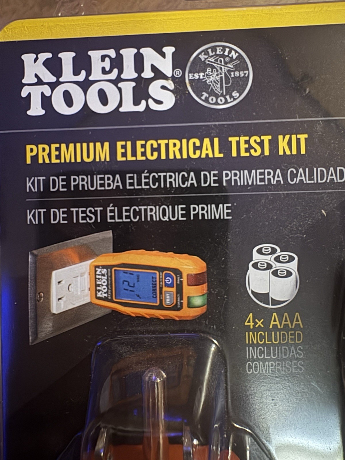 Klein Tools RT250KIT Premium Electrical Test Kit w/ GFCI & NCVT Tester