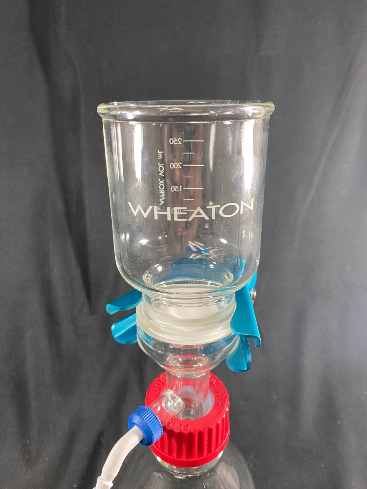 WHEATON DWK Bottle Top Vacuum Filtration System 47mm GL-45 Pressure Plus 419370