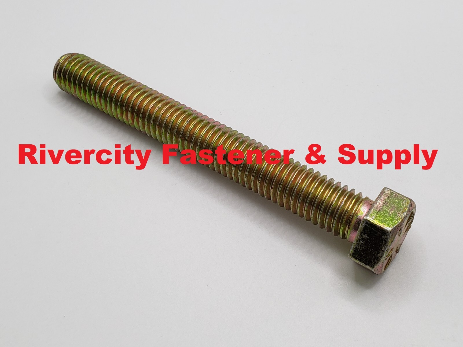 (5) 1/2-13×4 Grade 8 Tap Bolts 1/2 x 4 Hex Head Screws .50 x 4.00 Full Thread