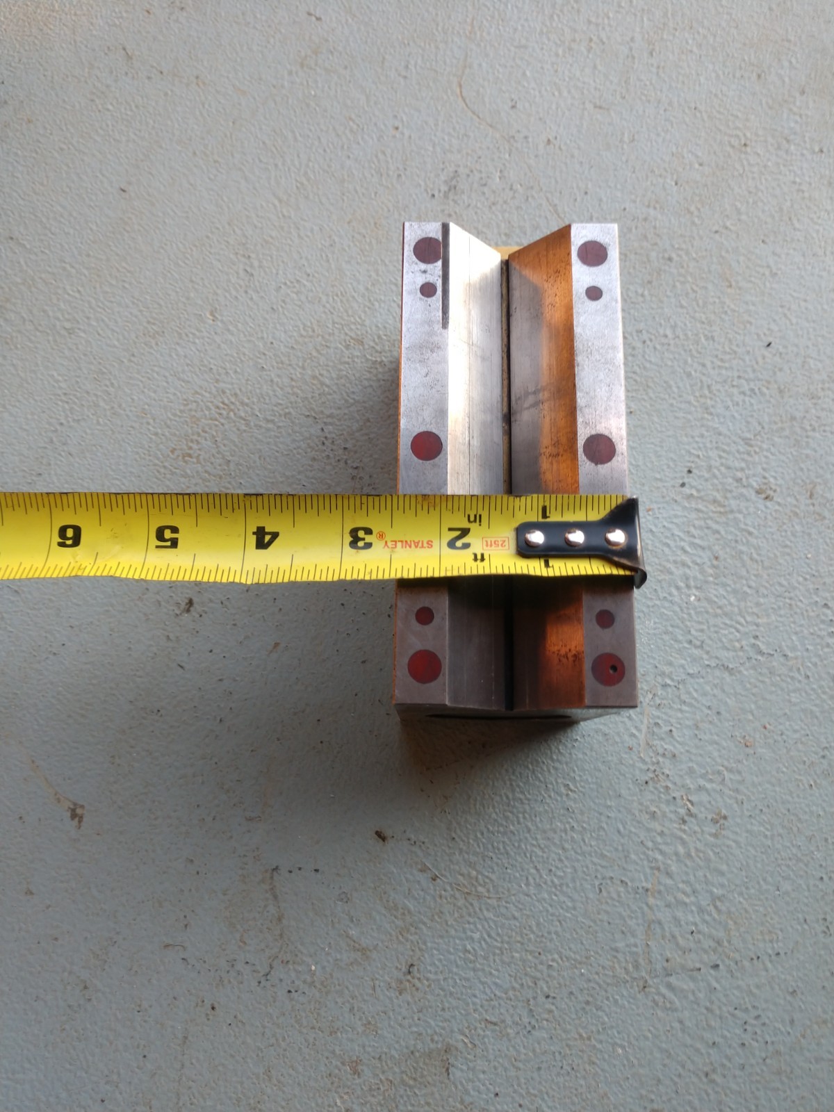 HERMANN SCHMIDT USA Magnetic V Vee blockPrecision Tool Maker Machinist
