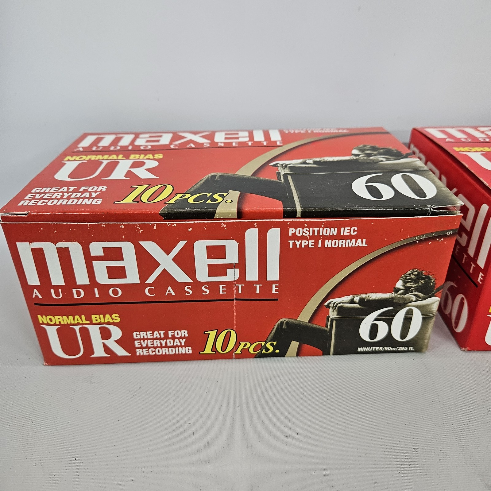 Maxell Blank Cassette Audio Blank Tape UR 60 20-pack Lot Normal Bias New Sealed