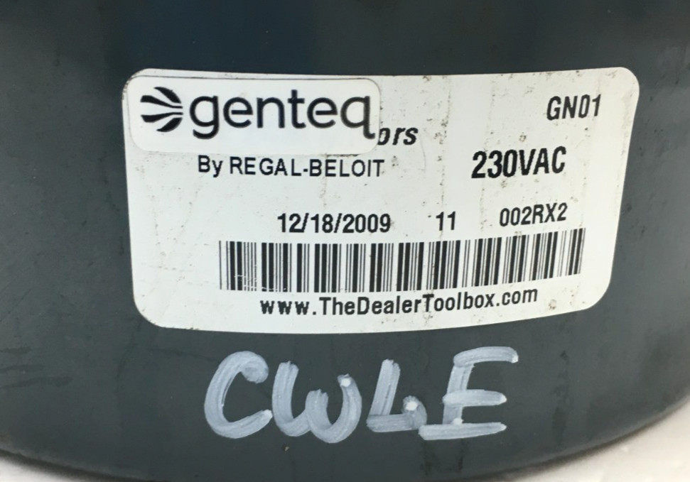 Genteq ECM Motors GN01 Module Only for 230V CW LE used #W515B