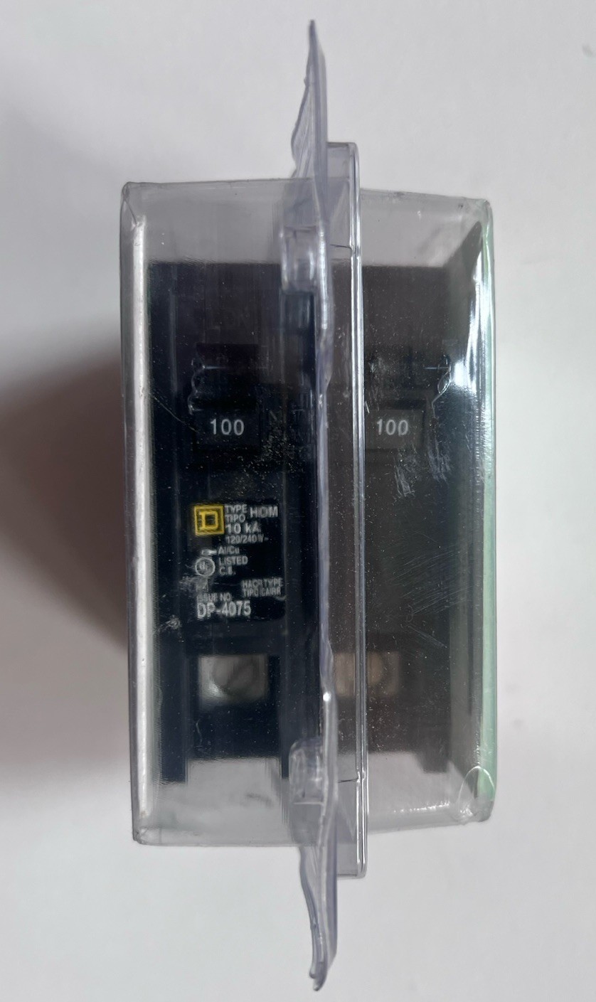 New Square D HOM2100C 100 A Miniature Circuit Breaker 2 Pole 120/240v
