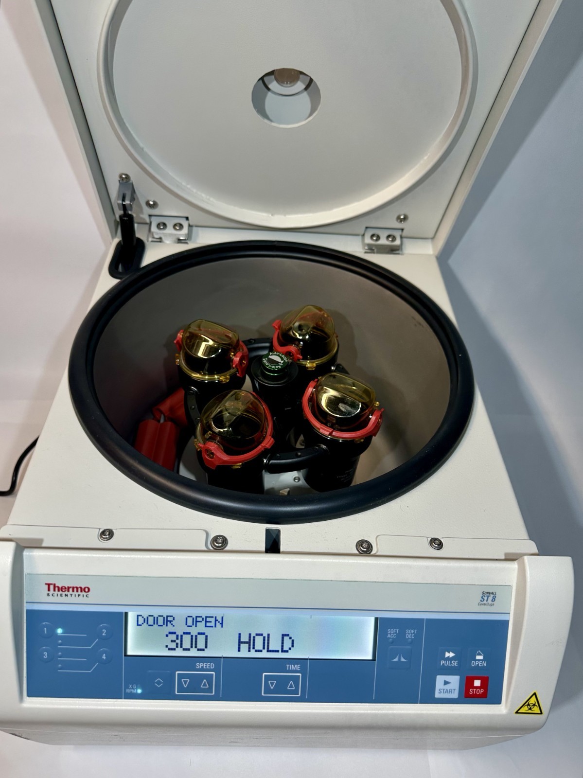 Thermo Scientific Sorvall ST 8 Centrifuge 75007200 Benchtop Lab w/ Rotor 120V