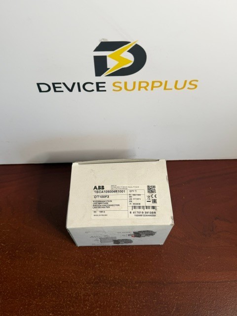 ABB OT100F3 Disconnector Switch 3 Pole 100 Amp 750V AC Max OT Series New