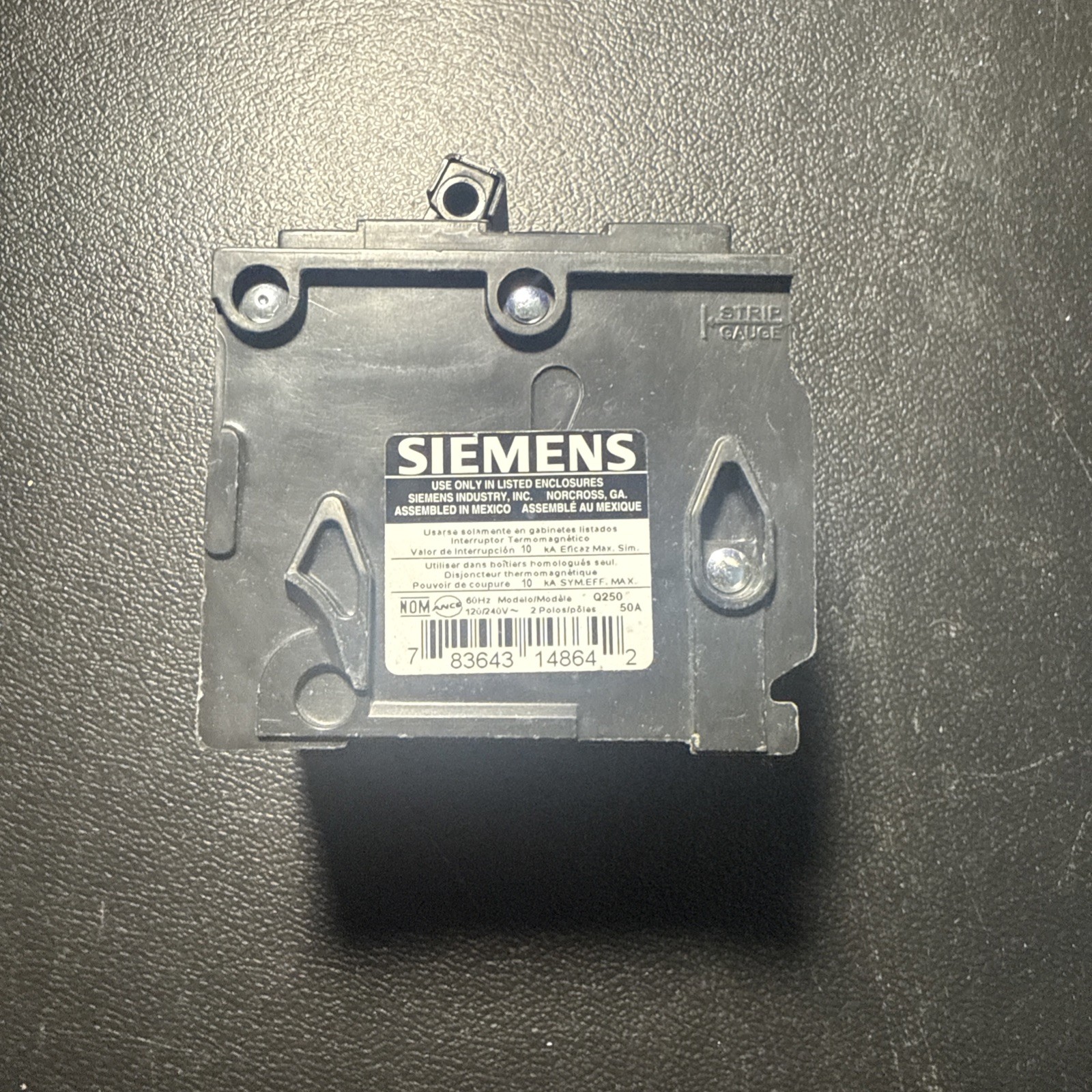 Siemens 50-Amp 2 Pole 240-Volt Circuit Breaker
