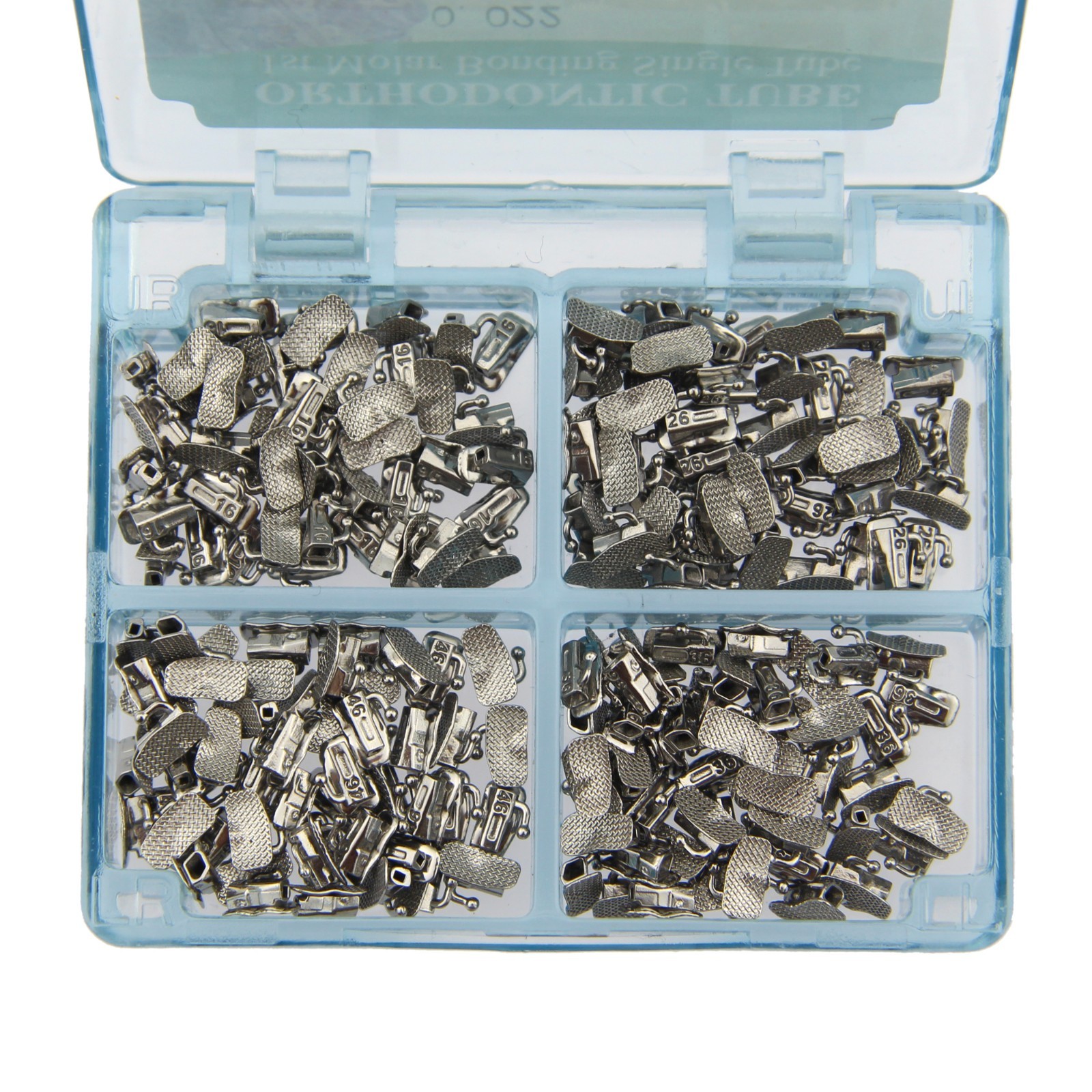 Dental Orthodontic Buccal Tubes 1st 2nd Molar Non-Convertible Bond Roth 018 022