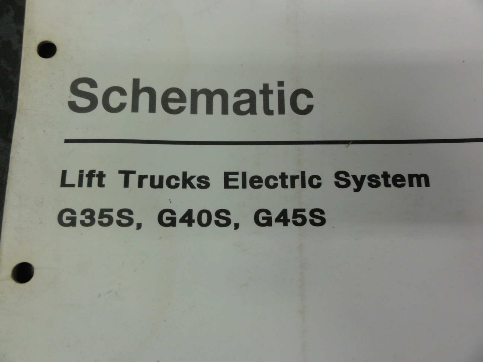Daewoo G35S G40S G45S Forklift Schematic SB2130E00