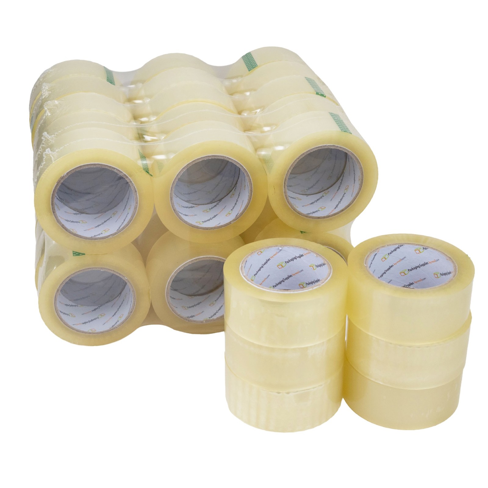 36 Rolls Clear Packing Tape – 2″ x 110 Yards – 2 Mil Box Carton Sealing Tape